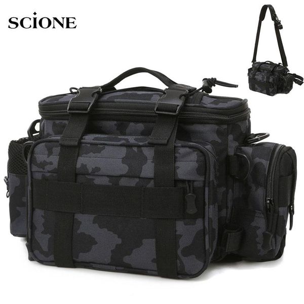 outdoor bags tactical molle fishing bag waist fanny pack hiking hunting camping sac de sport belt sling shoulder xa515+wa